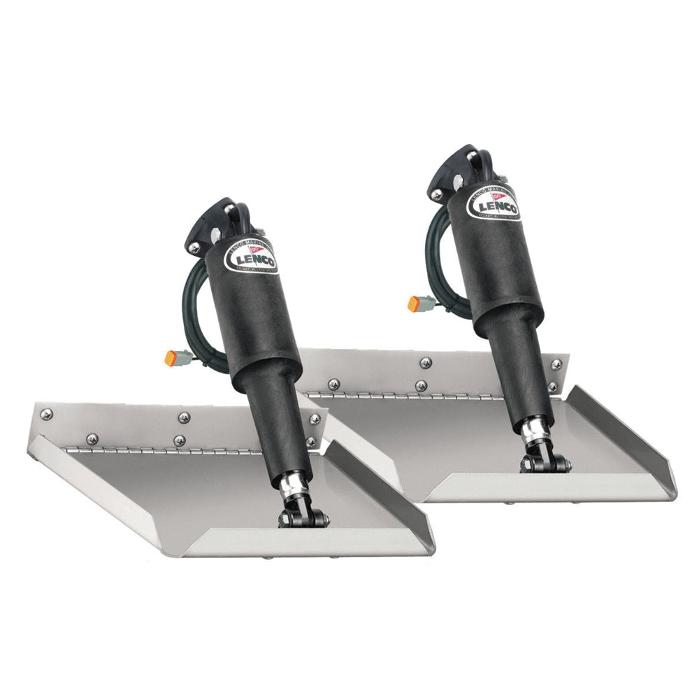 Lenco 9" x 9" Edge Mount Trim Tab Kit without Switch Kit 12V [15013-101] - BuoyMart.com  Trim Tabs Lenco Marine