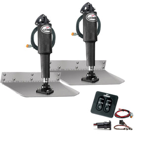 Lenco 9" x 12" Standard Trim Tab Kit w/Standard Integrated Switch Kit 12V [15104-102] - BuoyMart.com  Trim Tabs Lenco Marine