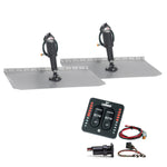 Lenco 12" x 12" Standard Trim Tab Kit w/LED Integrated Switch Kit 12V [15109-103] - BuoyMart.com  Trim Tabs Lenco Marine