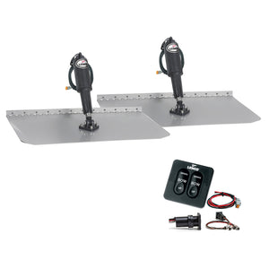 Lenco 12" x 18" Standard Trim Tab Kit w/Standard Tactile Switch Kit 12V [TT12X18] - BuoyMart.com  Trim Tabs Lenco Marine