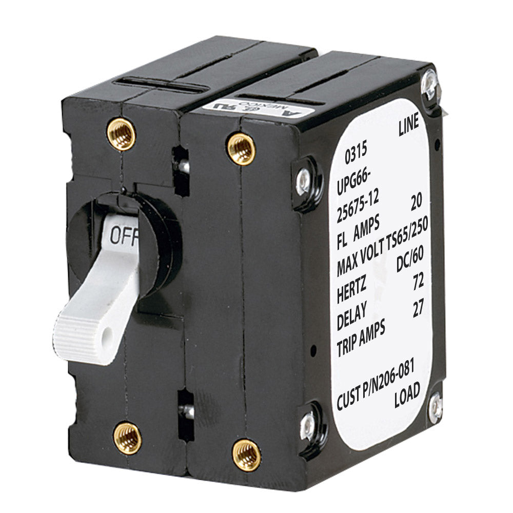 Paneltronics 'A' Frame Magnetic Circuit Breaker - 5 Amps - Double Pole [206-078S] - BuoyMart.com  Circuit Breakers Paneltronics