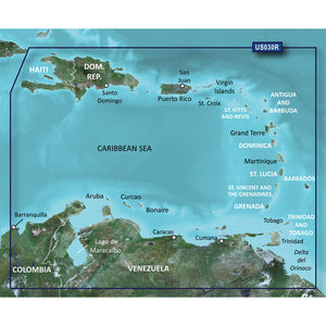 Garmin BlueChart g3 Vision HD - VUS030R - Southeast Caribbean - microSD/SD [010-C0731-00] - BuoyMart.com  Garmin BlueChart Vision Garmin