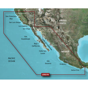Garmin BlueChart g3 Vision HD - VUS021R - California-Mexico - microSD/SD [010-C0722-00] - BuoyMart.com  Garmin BlueChart Vision Garmin