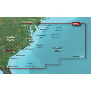 Garmin BlueChart g3 Vision HD - VUS512L - Mid-Atlantic - microSD/SD [010-C0741-00] - BuoyMart.com  Garmin BlueChart Vision Garmin