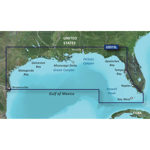 Garmin BlueChart g3 Vision HD - VUS515L - Brownsville - Key Largo - microSD/SD [010-C0744-00] - BuoyMart.com  Garmin BlueChart Vision Garmin