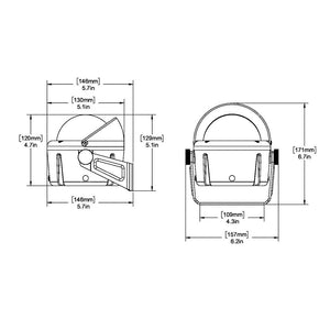 Ritchie HB-740 Helmsman Compass - Bracket Mount - Black [HB-740] - BuoyMart.com  Compasses Ritchie