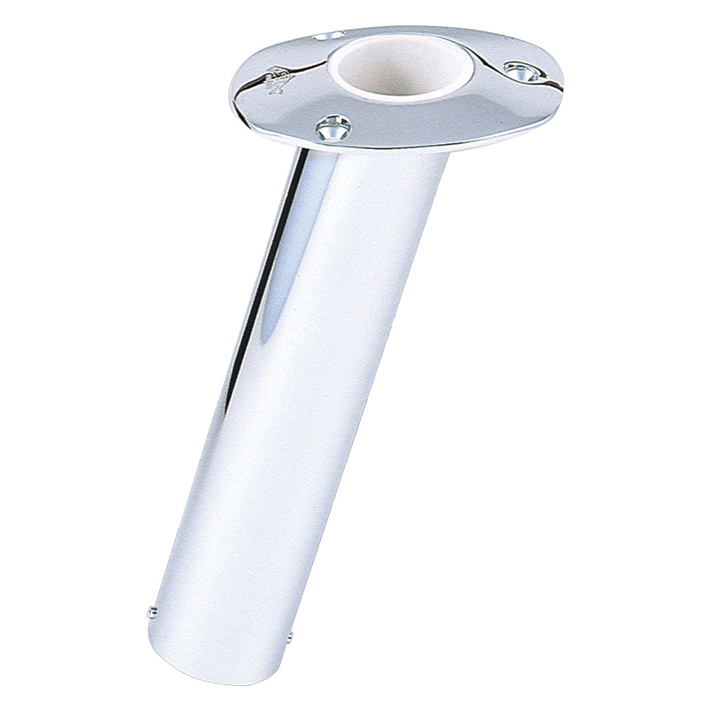 Lee's 15 Degree Stainless Steel Flush Mount Rod Holder - 2.25" O.D. [RH534HS] - BuoyMart.com  Rod Holders Lee's Tackle