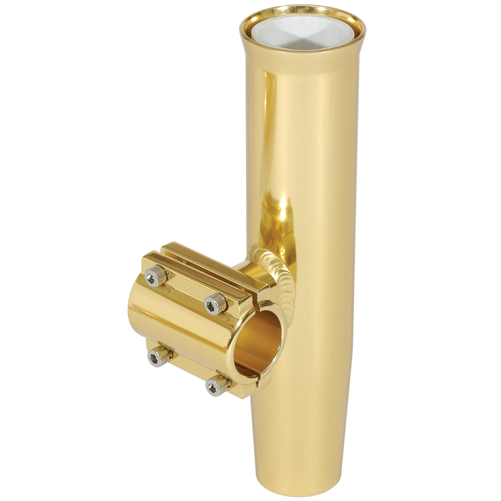 Lee's Clamp-On Rod Holder - Gold Aluminum - Horizontal Mount - Fits 1.315" O.D. Pipe [RA5202GL] - BuoyMart.com  Rod Holders Lee's Tackle