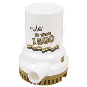 Rule 1500 G.P.H. "Gold Series" Bilge Pump [04] - BuoyMart.com  Bilge Pumps Rule