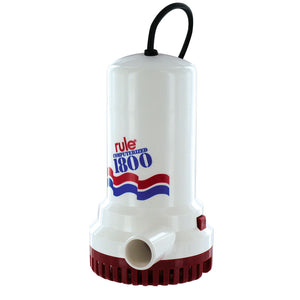 Rule 1800GPH Sump/Utility Pump w/24' 110vac Cord [A53S-24] - BuoyMart.com  Bilge Pumps Rule