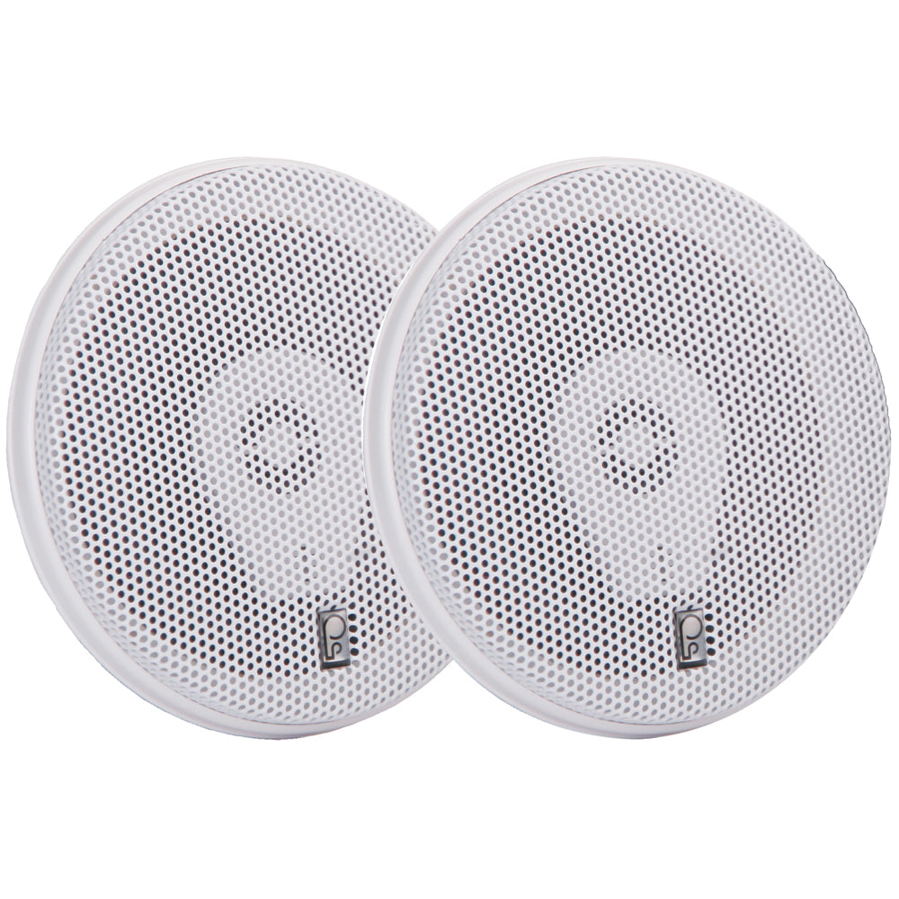 Poly-Planar MA-8505W 5" 200 Watt Titanium Series Speakers - White [MA8505W] - BuoyMart.com  Speakers Poly-Planar