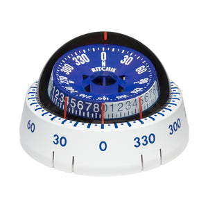 Ritchie XP-98W X-Port Tactician Compass - Surface Mount - White [XP-98W] - BuoyMart.com  Compasses Ritchie