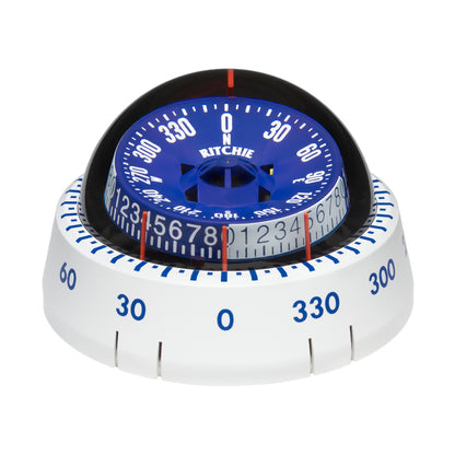 Ritchie XP-98W X-Port Tactician Compass - Surface Mount - White [XP-98W] - BuoyMart.com  Compasses Ritchie