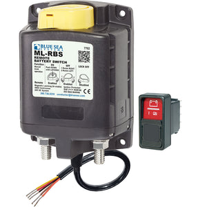 Blue Sea 7702 ML-Series Remote Battery Switch w/Manual Control 24V DC [7702] - BuoyMart.com  Battery Management Blue Sea Systems