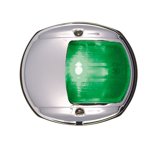 Perko LED Side Light - Green - 12V - Chrome Plated Housing [0170MSDDP3] - BuoyMart.com  Navigation Lights Perko