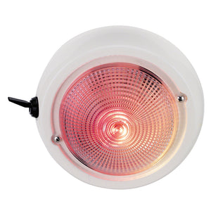 Perko Dome Light w/Red & White Bulbs [1263DP1WHT] - BuoyMart.com  Dome/Down Lights Perko