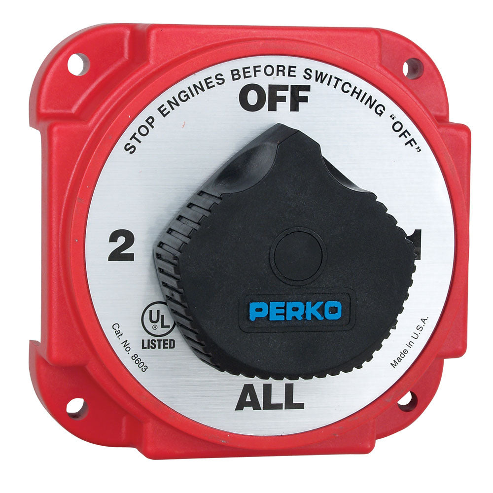 Perko Heavy Duty Battery Selector Switch w/Alternator Field Disconnect [8603DP] - BuoyMart.com  Battery Management Perko