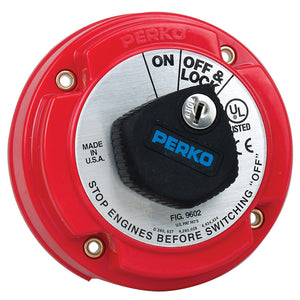 Perko Medium Duty Main Battery Disconnect Switch w/Key Lock [9602DP] - BuoyMart.com  Battery Management Perko
