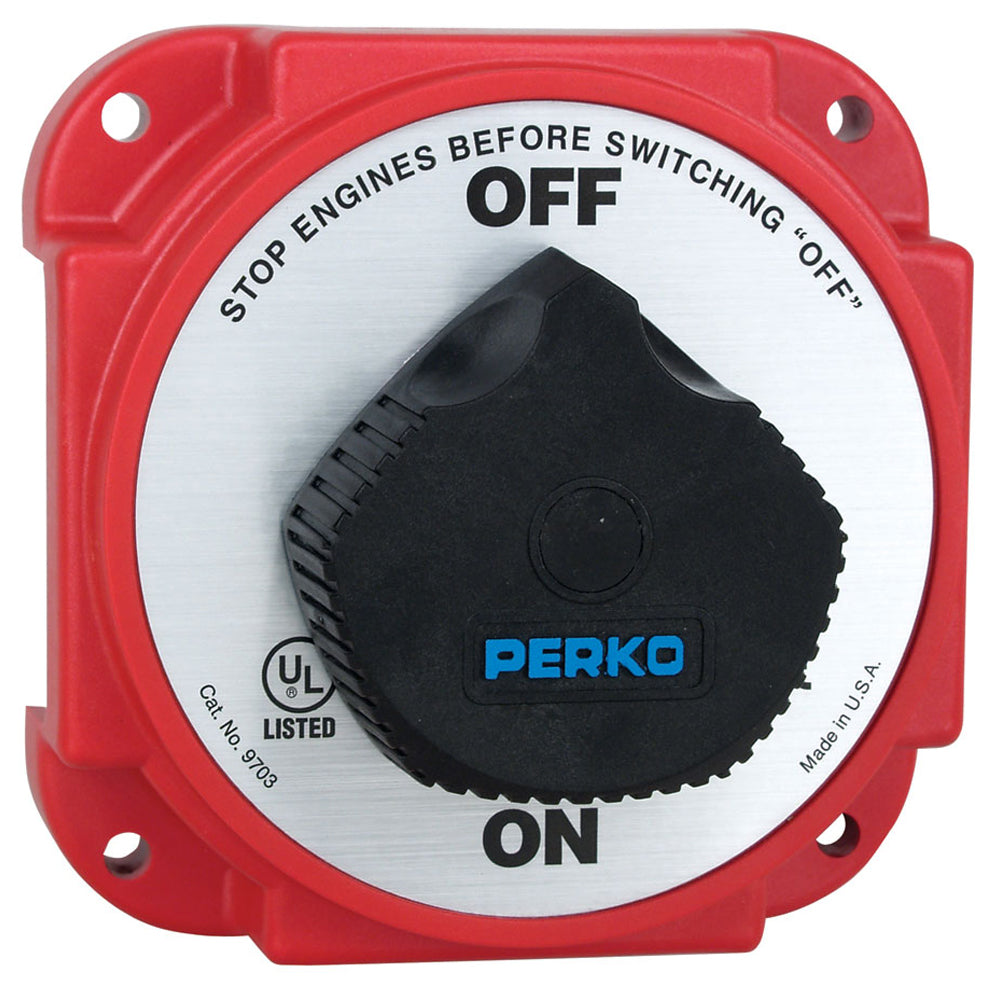 Perko 9703DP Heavy Duty Battery Disconnect Switch w/ Alternator Field Disconnect [9703DP] - BuoyMart.com  Battery Management Perko