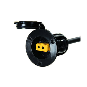 Cannon Flush Mount Power Port - Black [1903012] - BuoyMart.com  Downrigger Accessories Cannon