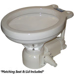 Raritan Sea Era Electric Toilet - Household Style - Integral Pump - Straight  90 Discharge - 12v [160HI012] - BuoyMart.com  Marine Sanitation Raritan