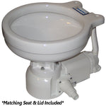 Raritan Sea Era Electric Toilet - Marine Size - Integral Pump - Straight  90 Discharge - 12v [160MI012] - BuoyMart.com  Marine Sanitation Raritan