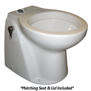 Raritan Atlantes Freedom w/Vortex-Vac - Household Style - White - Freshwater Solenoid - Smart Toilet Control - 12v [AVHWF01203] - BuoyMart.com  Marine Sanitation Raritan