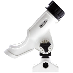 Scotty Powerlock Rod Holder White w/241 Side/Deck Mount [230-WH] - BuoyMart.com  Rod Holders Scotty