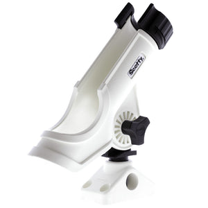 Scotty Powerlock Rod Holder White w/241 Side/Deck Mount [230-WH] - BuoyMart.com  Rod Holders Scotty