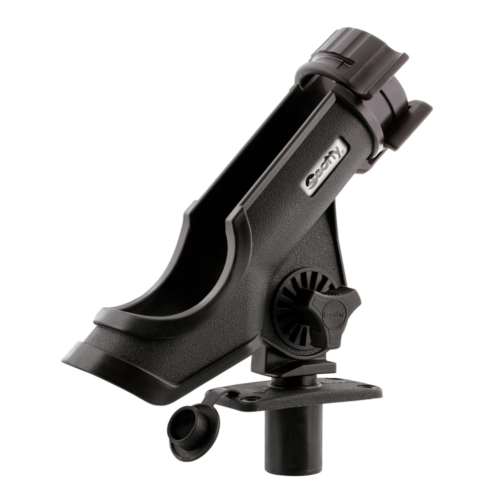 Scotty Powerlock Rod Holder Black w/244 Flush Deck Mount [231-BK] - BuoyMart.com  Rod Holders Scotty