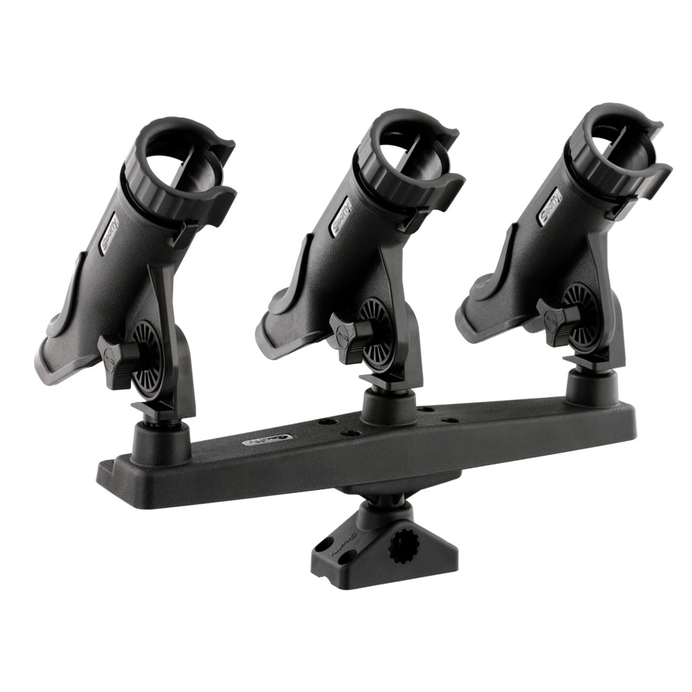 Scotty Triple Rod Holder w/3 230 Power Lock Rod Holders [256] - BuoyMart.com  Rod Holders Scotty