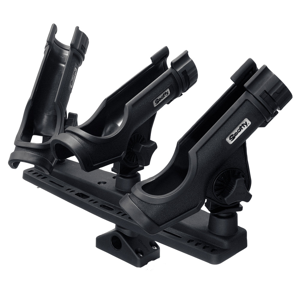 Scotty Triple Rod Holder w/3 230 Power Lock Rod Holders [256] - BuoyMart.com  Rod Holders Scotty