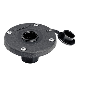 Scotty 344 Round Flush Deck Mount [344-BK] - BuoyMart.com  Rod Holders Scotty