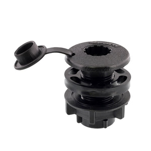 Scotty Compact Threaded Round Deck Mount [444-BK] - BuoyMart.com  Accessories Scotty