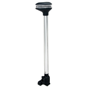 Perko Stealth Series - L.E.D. Fold Down White All-Round Light - 13-3/8 [1636DP0CHR] - BuoyMart.com  Navigation Lights Perko