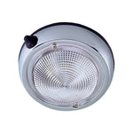 Perko Surface Mount Dome Light - 6" O.D.(5" Lens) - Chrome Plated [0300DP2CHR] - BuoyMart.com  Dome/Down Lights Perko