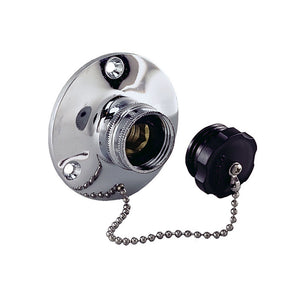 Perko Water Inlet Fitting w/Plug [0499DP0CHR] - BuoyMart.com  Fittings Perko