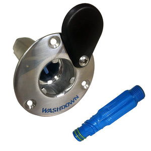 Jabsco Stainless Steel Quick-Release Hose Deck Mount Fitting  Hose Adapter [31911-0000] - BuoyMart.com  Washdown / Pressure Pumps Jabsco