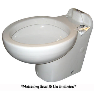 Raritan Marine Elegance - Household Style - White - Remote Intake Pump - Heavy-Duty Push-Button Switch - 12v [220HR01202] - BuoyMart.com  Marine Sanitation Raritan
