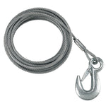 Fulton 7/32" x 50' Galvanized Winch Cable and Hook - 5,600 lbs. Breaking Strength [WC750 0100] - BuoyMart.com  Winch Straps & Cables Fulton
