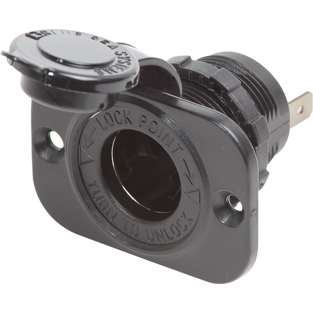 Blue Sea 12 Volt Dash Socket - Black [1011] - BuoyMart.com  Accessories Blue Sea Systems