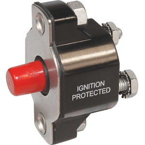 Blue Sea 2142 Medium Duty Push Button Reset-Only - 50A [2142] - BuoyMart.com  Circuit Breakers Blue Sea Systems