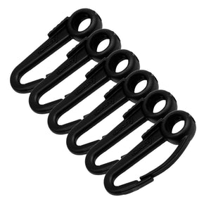 Scotty Nylon Snap Hook Black 6-Pack [590-BK] - BuoyMart.com  Downrigger Accessories Scotty