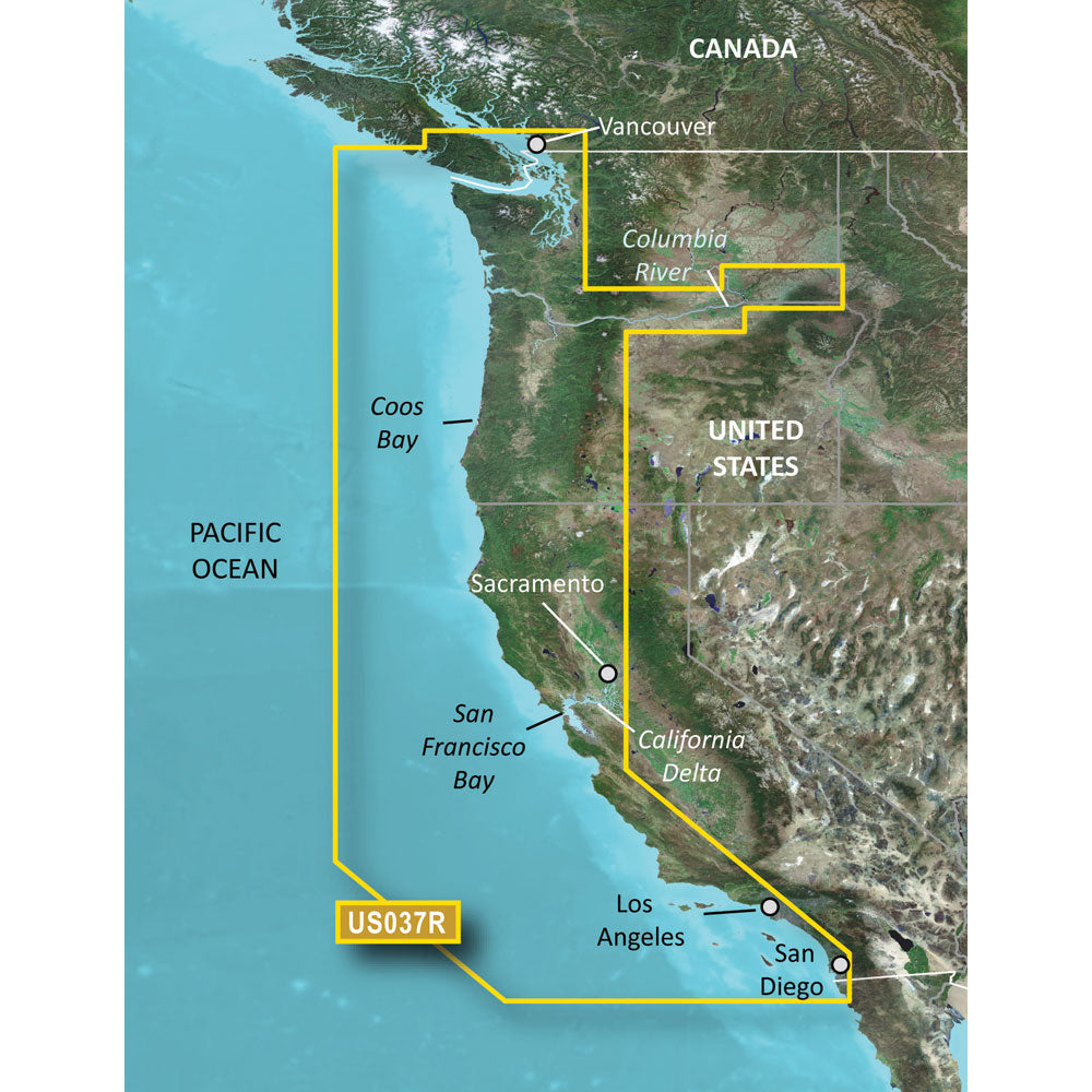 Garmin BlueChart g3 Vision HD - VUS037R - Vancouver - San Diego - microSD/SD [010-C1003-00] - BuoyMart.com  Garmin BlueChart Vision Garmin