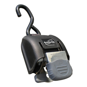BoatBuckle G2 Retractable Transom Tie-Down - 2"-43" - Pair - Stainless Steel [F14256] - BuoyMart.com  Tie-Downs BoatBuckle
