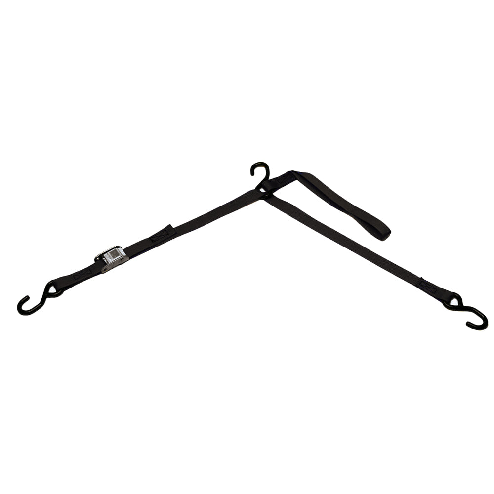 BoatBuckle P.W.C. Tri-Down w/Cam Buckle & Soft Hook - 1" x 6' [F10972BK] - BuoyMart.com  Tie-Downs BoatBuckle