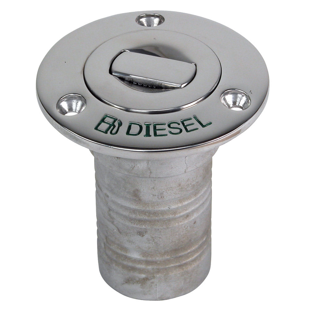 Whitecap Bluewater Push Up Deck Fill - 2" Hose - Diesel [6895CBLUE] - BuoyMart.com  Deck Fills Whitecap