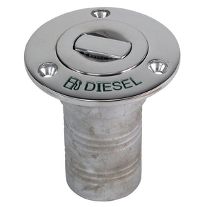 Whitecap Bluewater Push Up Deck Fill - 2" Hose - Diesel [6895CBLUE] - BuoyMart.com  Deck Fills Whitecap