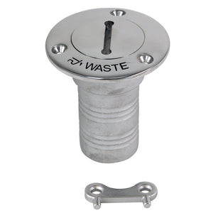 Whitecap Hose Deck Fill - 1-1/2" Hose Waste [6126C] - BuoyMart.com  Deck Fills Whitecap