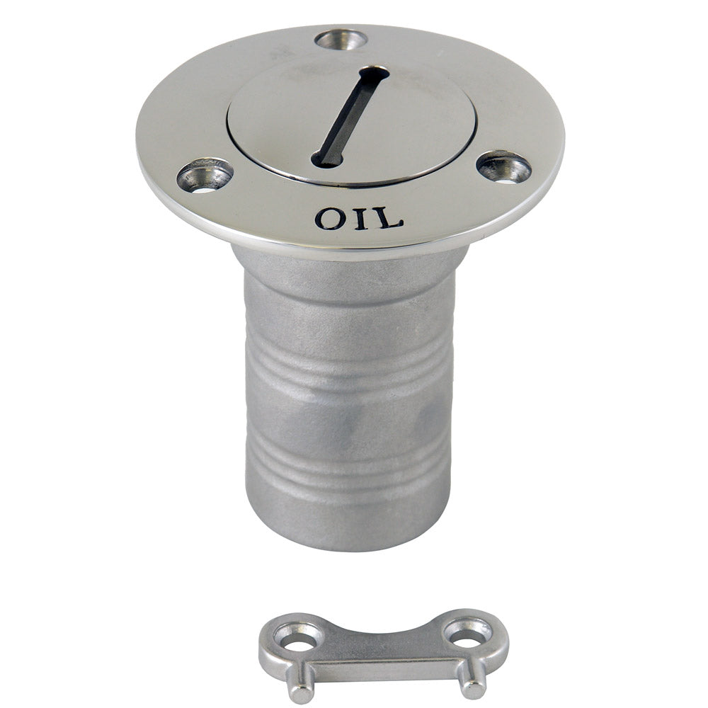 Whitecap Hose Deck Fill - 1-1/2" Hose - Oil [6129C] - BuoyMart.com  Deck Fills Whitecap